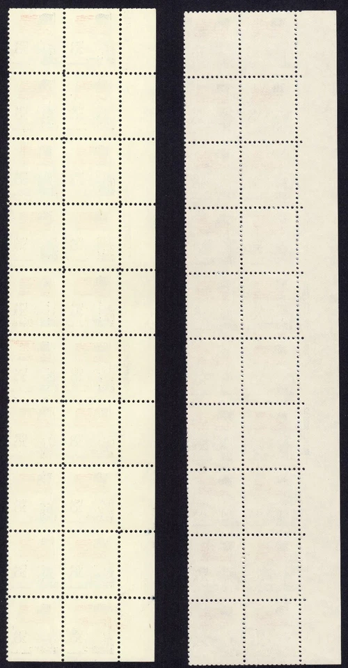 Scott #1894 & 1894e Flag over Supreme Court Plate Block of 20 Stamps - MNH P#2 - Image 2 of 2