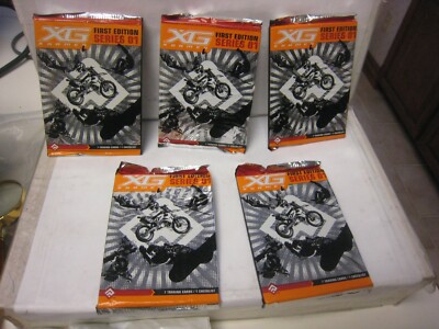 5 PACKS 2004 X GAMES TRADING  FIRST EDITION, SERIES 1,  PROCORE EXTREME SPORTS,