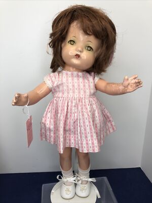 16  Vintage Antique Effanbee Doll Co. Patsy Joan Doll Compo Body Redressed #S