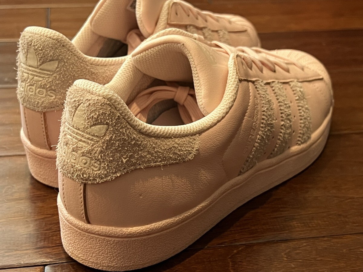 Adidas DB1056 Women's Superstar Icy Vapor Pink Leather Shell Toe Shoe NEW