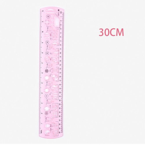 2pcs Unbreakable Flexible Rulers 30cm/12