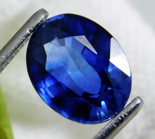 5,90 Ct NATURALE ZAFFIRO BLU CEYLON FORMA OVALE "CERTIFICATO INCLUSO" - Foto 2 di 3