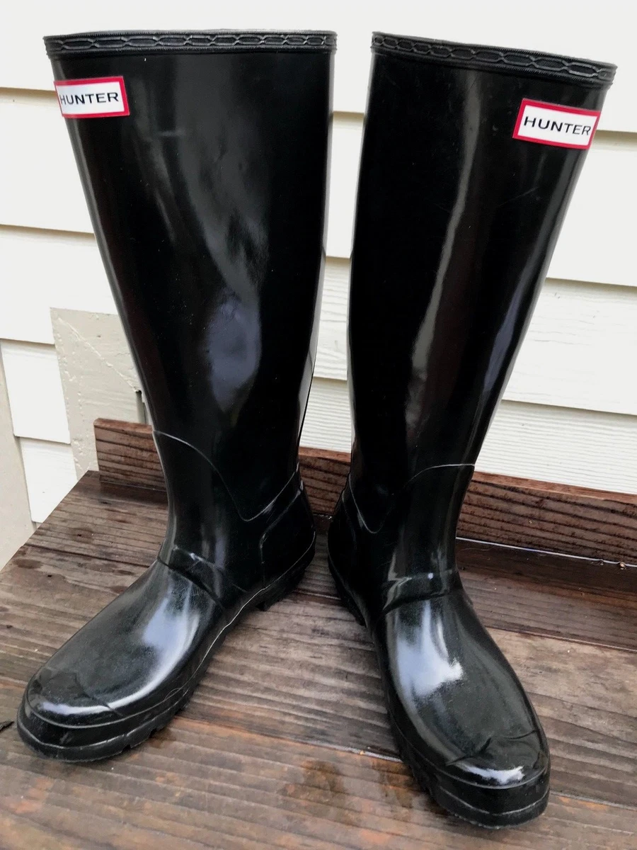 Hunter high gloss shop rain boots