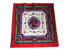 Vintage Wamcraft Made in USA Southwestern Native Indian Bandana Handkerchief NEW