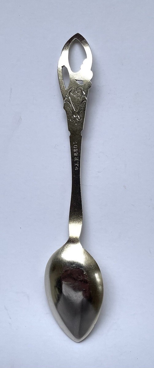 Norge Norway Silver PJP 830 S Souvenir Grapefruit Spoon 8.9 Grams