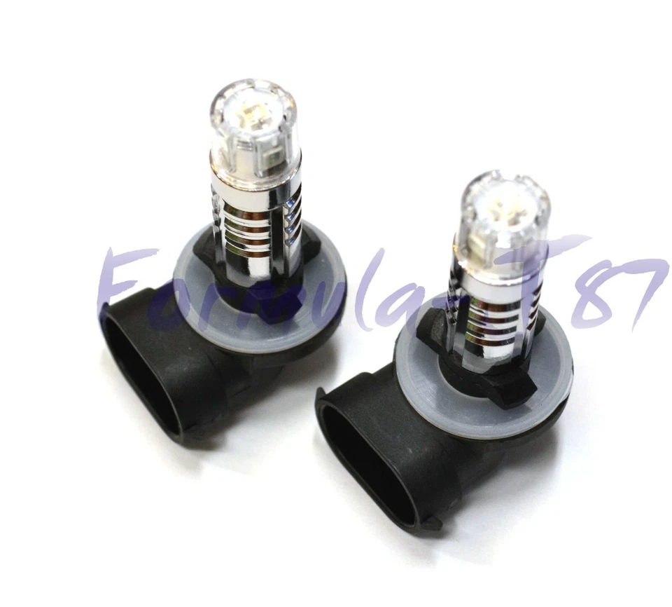LED 20W 881 H27 Green Two Bulbs Head Light Replacement Lamp Upgrade Snowmobile - Image 4 of 4