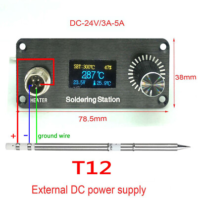 T12 Soldering Iron Tip Station Temperature Controller board OLED