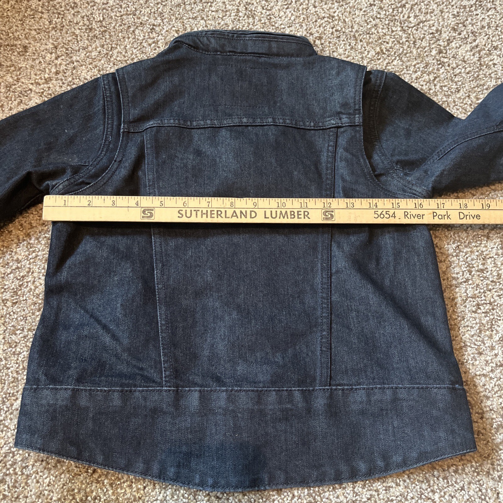 Levi Strauss & Co. Women's Jean Jacket Size Small Black Label - View 10