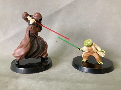 Star Wars Figurine Yoda duel Darth Sidious suits 3.75