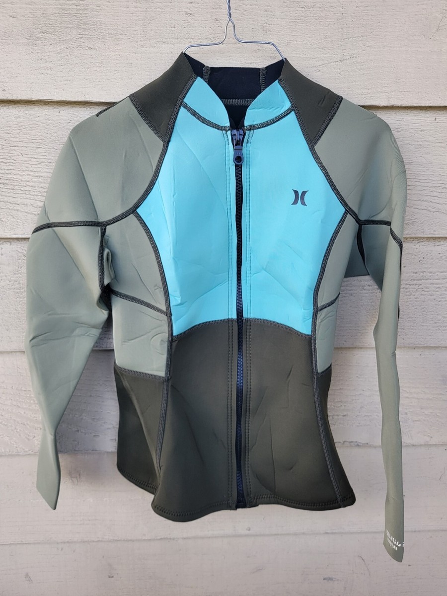 Hurley Advantage Plus 2/2 mm Wetsuit Surfing Full Zip Top Jacket