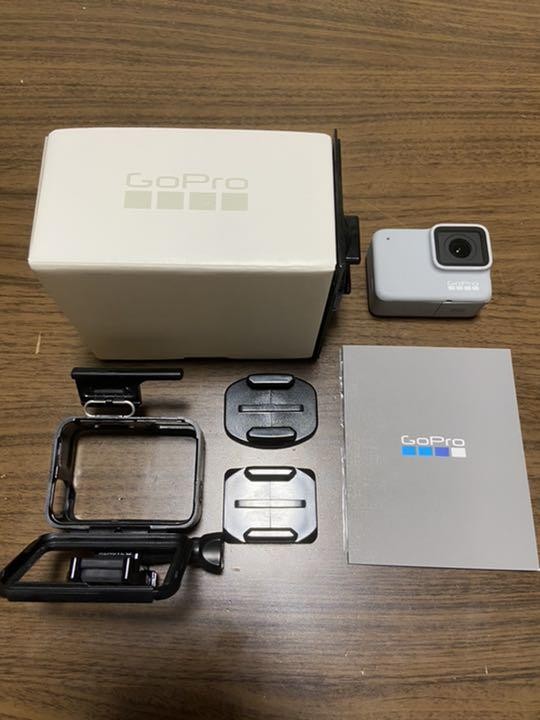 GoPro Hero7 White Action Camera with Manual, No SD Card Used