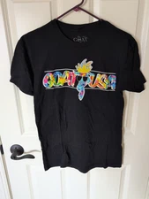 GOAT USA Men's Postcard T-Shirt, Black, Small