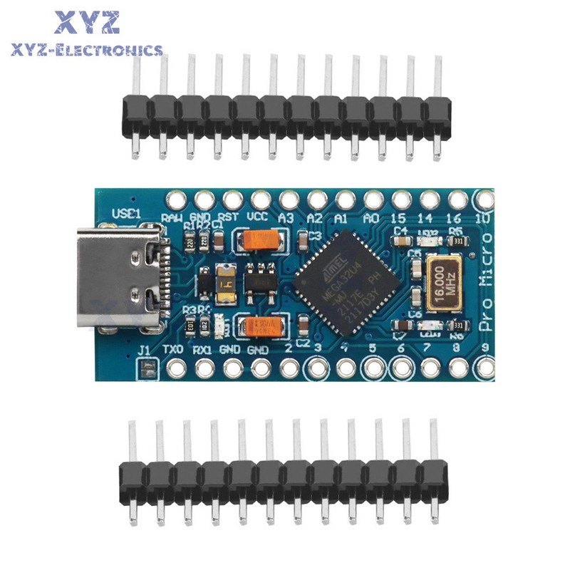 USB Type-C Pro Micro ATMEGA32U4 5V 16MHz Board For Arduino Replace Pro Mini