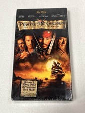 Pirates of the Caribbean Curse of the Black Pearl VHS 2003 Disney SEALED