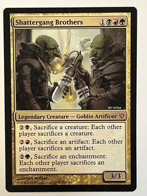 Shattergang Brothers Commander 2013 Non-Foil MTG LP