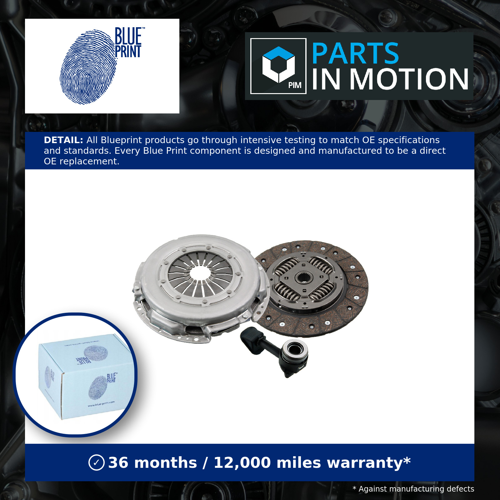 Clutch kit Replacement for self-adjusting clutch pressure plate ADF1230132 - Image 2