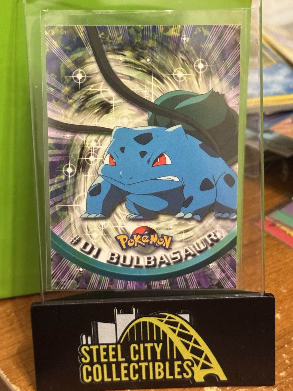 Topps 1999 Pokemon TV Animation Edition Series 1 #01 Bulbasaur Topps ...