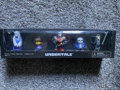 Undertale Little Buddies Series 1 Figure Set NIB Sans Papyrus Lesser Dog Toriel