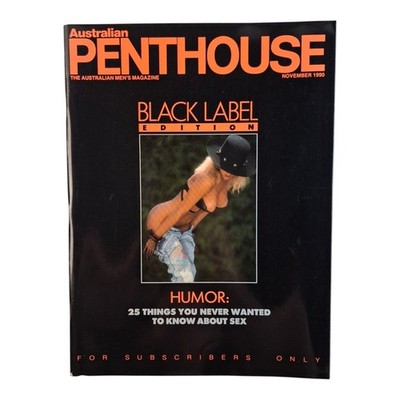 Australian Penthouse Magazine November 1990 Jade Adams / Freya Andrews