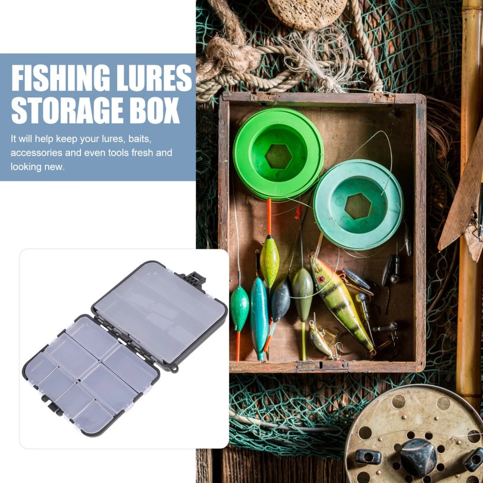  4 STÜCKE Fischereibox Angeln Köder Organizer Lure Container Lure Box mit - Bild 3 von 4