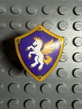 LEGO Ritterschild - Pegasus Weiß/Gold/ Lila