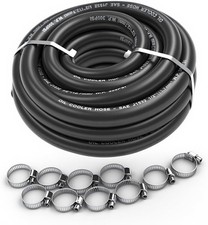1/2 Transmission Oil Cooler Hose J1532 Fuel Line Hose 1/2 10FT with Clamps