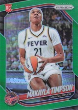 2025 Panini Prizm WNBA #14 Makayla Timpson Green Prizms