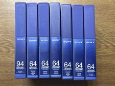 Sony DVCAM Tape Lot of 7 PDV-94ME PDV-64ME Digital Video Cassette Used Japan