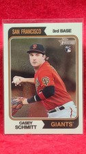 2023 Topps Heritage Chrome Casey Schmitt High Number RC #643 #766/999 SF Giants