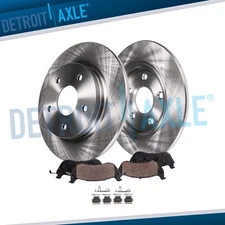 262mm Rear Rotors + Brake Pads for Dodge Avenger Caliber Chrysler 200 Sebring