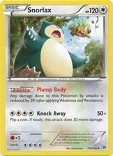 Pokemon Snorlax 118/162 XY - BREAKthrough LP Uncommon
