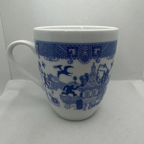 Calamityware Coffee Mugs by Don Moyer - White/Blue