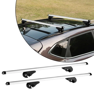 Dachträger Gepäckträger Universal Alu Relingträger 150kg Mit Sicherheitsschloss