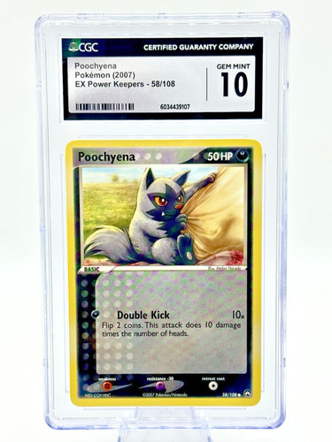 Poochyena graded CGC 10 for sale on eBay