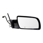 Mirror For 1999-2000 Cadillac Escalade Passenger Side Power Heated Smooth Black