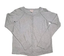Girls Gray Sweater Size XL Button Front Lightweight Cat Jack
