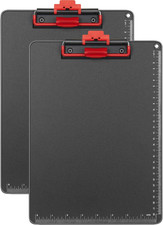 Clipboards with Pen Holder A4 Size 12.5X9 Inch Aluminum Protection Edge Clip Boa