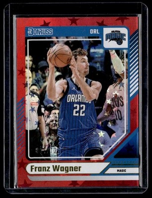 2024-25 Donruss Stars Red Refractors Franz Wagner 081/125 Orlando Magic #179