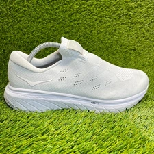 Hoka One One Cavu 3 Womens Size 11 White Walking Running Slip On Shoes Sneakers