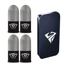 1/2 Pairs Mobile Gaming Finger Sleeves Anti-Sweat Thumb Gloves for Mobile Games