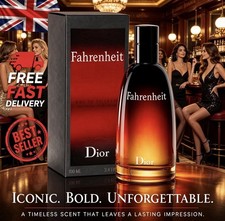 Image of CHRISTIAN D FAHRENHEIT 100ML EAU DE TOILETTE SPRAY BRAND NEW & SEALED