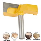 8mm Shank Bottom Cleaning/Router Bit Plate Flattening/Woodworking Tool