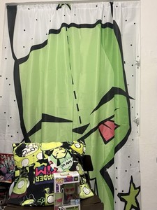 Invader Zim.Cortina/Funko Pop/Funda Cojín Decoración /Coleccionable Nickelodeon
