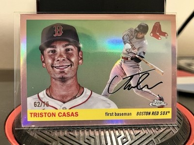 2025 Topps Chrome Platinum Anniversary Triston Casas Red Sox #175 Rose Gold