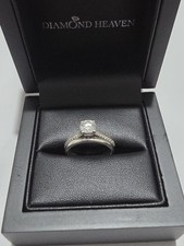 Platinum 0.95ct Diamond Engagement Ring & Matching 2mm Wedding Band Set GIA