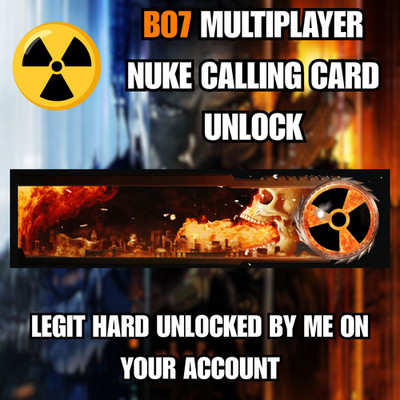 BLACK OPS 7 MULTIPLAYER   NUKE CALLING CARD  HARD UNLOCK 100% LEGIT METHOD