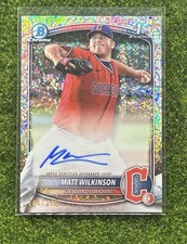 MATT WILKINSON 2025 Bowman Chrome SPECKLE /299 Autograph 1st Bowman TUGBOAT