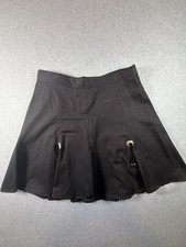 Vintage Circle T by Marilyn Lenox Black Western Skirt with Concho Details