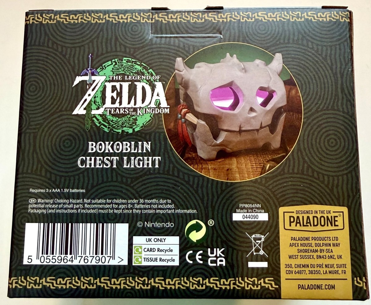 Zelda Bokoblin Chest Light with Sound Colors Night Lamp Video Game