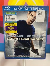 Contraband (Blu-ray/DVD, 2012, 2-Disc Set) w/slipcover